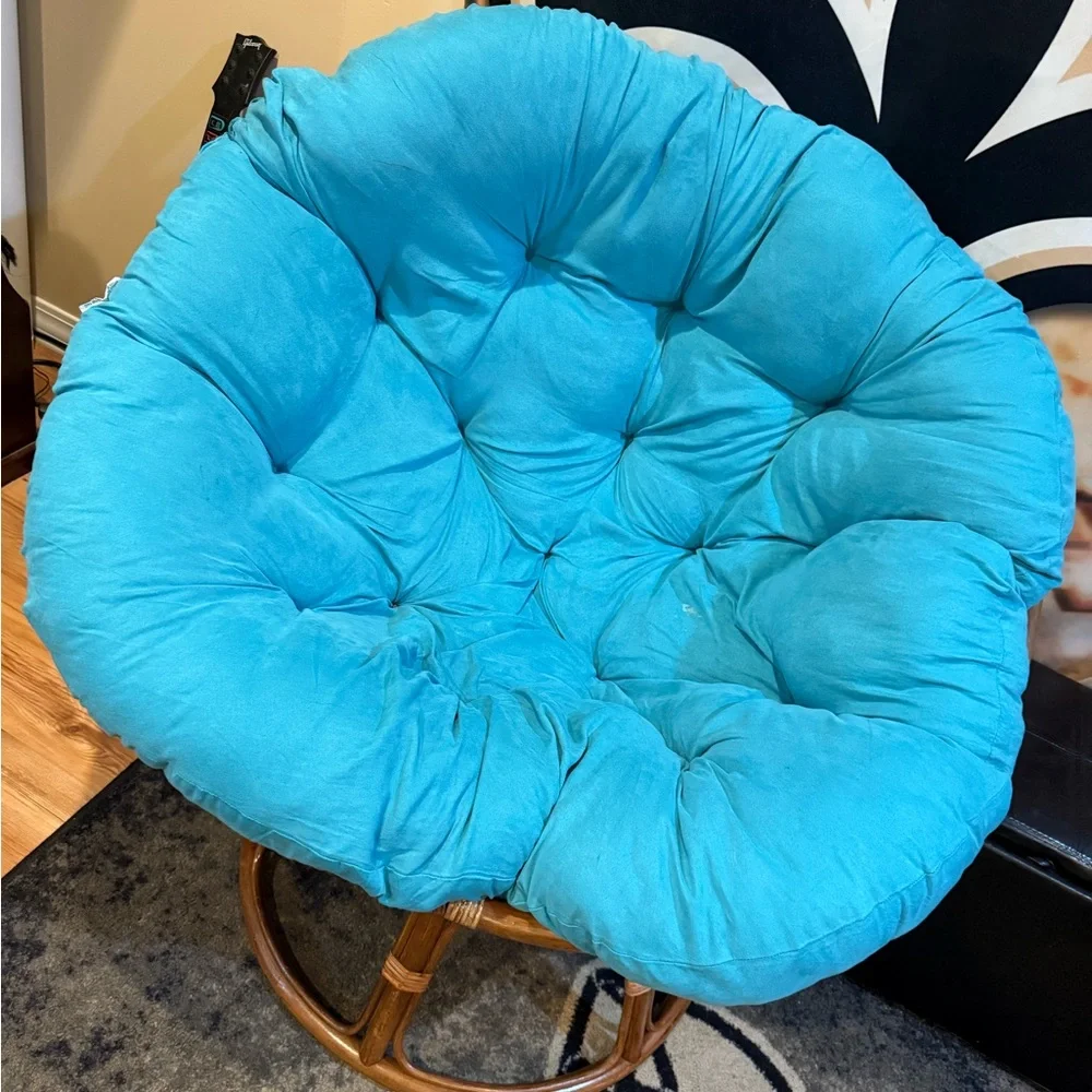 Teal Papasan Chair